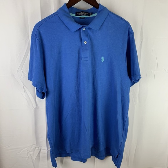 US Polo Assn. Other - Blue U.S. Polo Assn. Luxury Feel Mens Polo Shirt Size 2XL